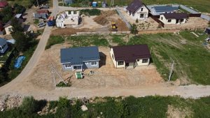 Новые дома в Новой Москвке д.  Санино