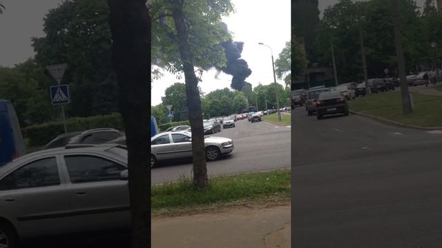 Пожар 22.05.17 на ул. Славинского смотреть онлайн