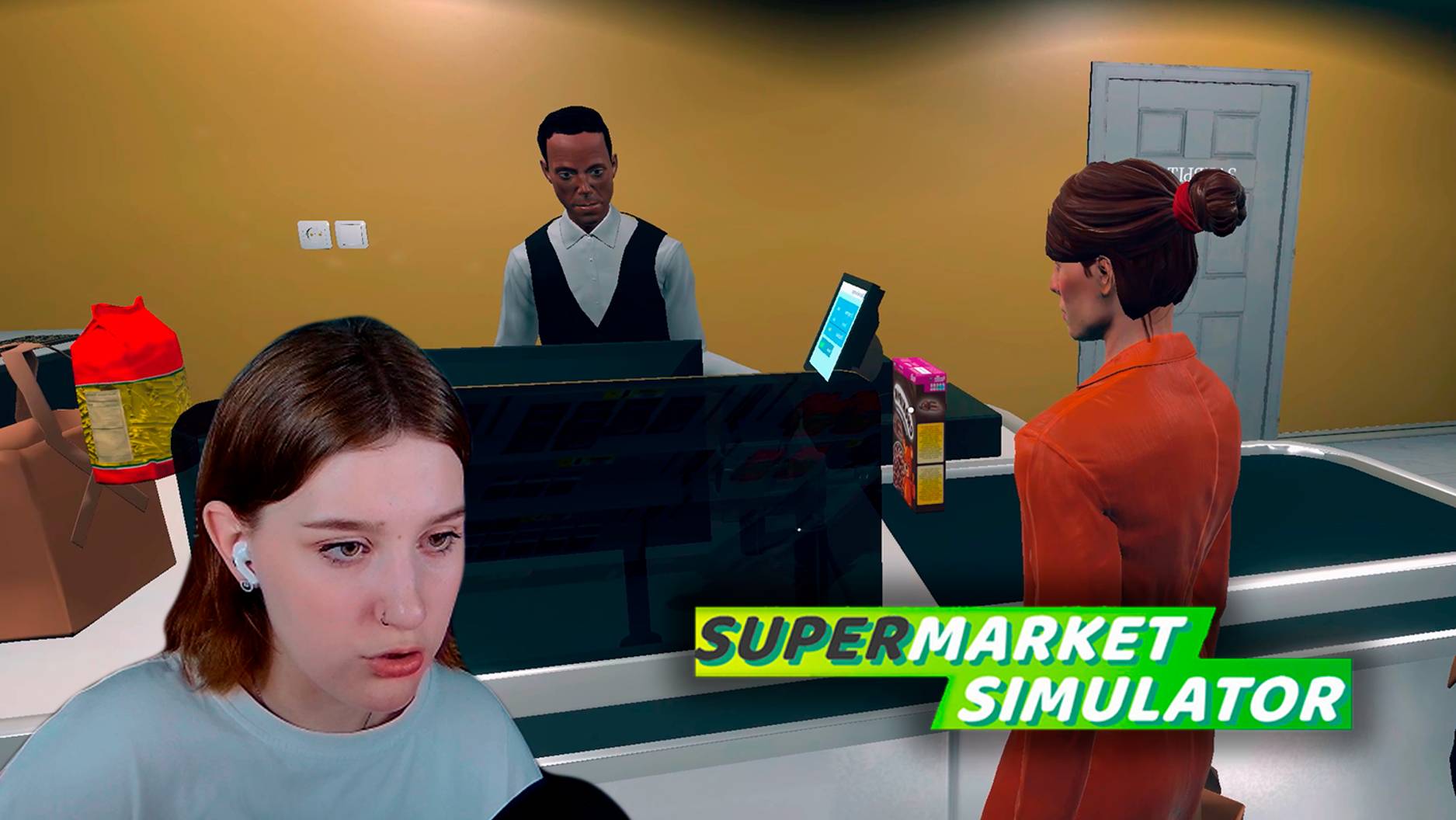 SUPERMARKET SIMULATOR: #5 ТЕТЮ ГАЛЮ ЗАМЕНИЛИ