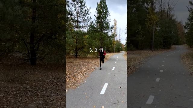 Интервальная тренировка 5 по 1000 #runningtips #running #shorts