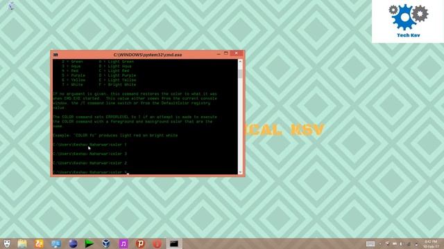 How to change text colour in cmd || cool trick смотреть онлайн