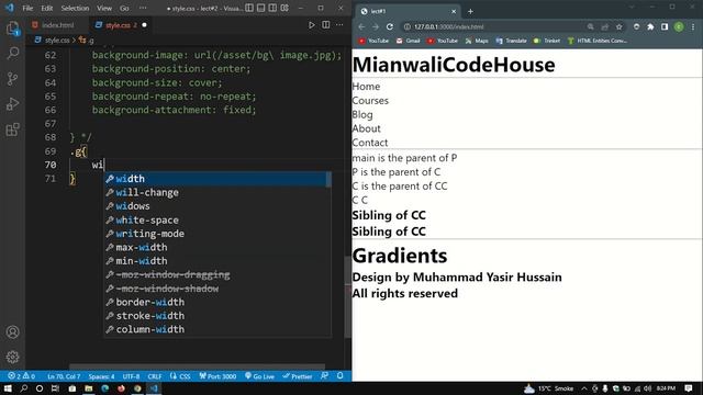 CSS Crash Course For Absolute Beginners | Lecture # 2 смотреть онлайн