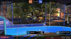 Rocket League - голевая передача финальная замораживанием на пятачке...