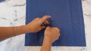 как легко обработать разрез на рукаве планкой