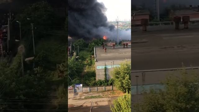 Пожар на Кореновской смотреть онлайн