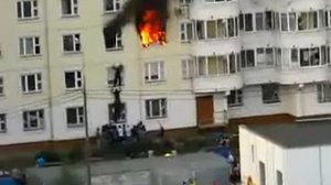 Спасение человека на пожаре очевидцем