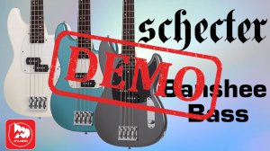 Бас-гитара SCHECTER BANSHEE BASS - демонстрация звучания