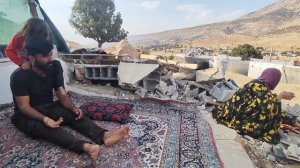 The fire of the evil husband's revenge on Maryam for imprisoning the second wife.