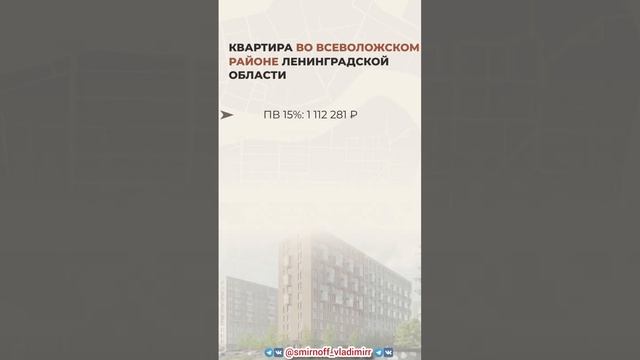 Квартира в рассрочку без удорожания #Брат#музыкамоейдуши#брокерпонедвижимостиспб#рассрочкаспб#short