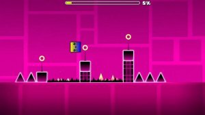 Видео по игре Geometry Dash проходим официальные уровни!