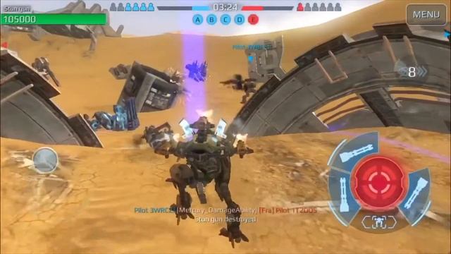 War Robots Test Server 4.1 - New Stun Gun (Shredder) Weapon смотреть онлайн