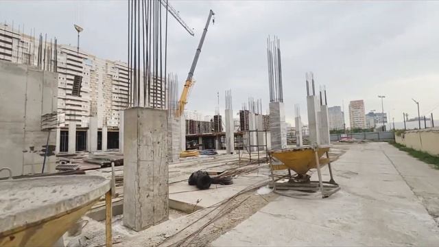 Краснодар. ТЦ Солнечный. Ход строительства август 2024
