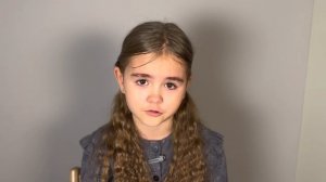 «Серьезная визитка»  Анна Рытова - 8 лет, Москва, 130см