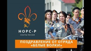 Поздравление от отряда "Белые Волки"