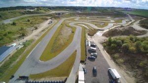 Nysum race track Sept 16 2017 Track view over pit.