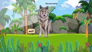 Wild Animals | Learn wild animals names in English | Kids vocabulary | English Educational Video