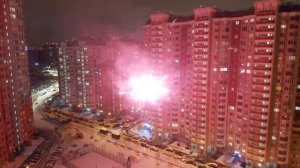 Новогодний салют в Москве. 2024.