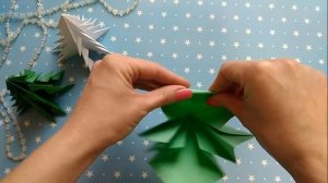 ЁЛОЧКА из бумаги БЕЗ КЛЕЯ!!! / Оригами ёлочка / DIY Christmas tree
