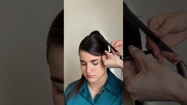 HOW TO high sleek ponytail for long hair #hairstyle #hairstyletutorial #hairlesson #hairreels