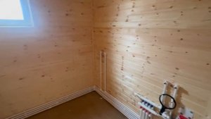 Каркасный дом 8 на 8 с удобной планировкой с отделкой Hauberk