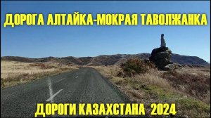 ДОРОГА АЛТАЙКА-МОКРАЯ ТАВОЛЖАНКА. ДОРОГИ КАЗАХСТАНА 2024