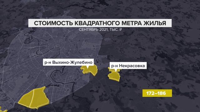 Стоимость квадратного метра жилья
