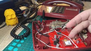 Стационарный сотовый телефон своими руками.