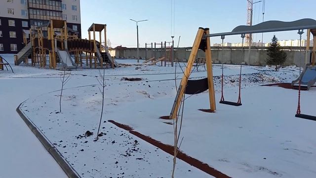 прогулка по ЖК Аринский Красноярск 02.03.2024