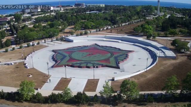 Парк Победы. Строительство фонтана..24 мая 2019 года смотреть онлайн