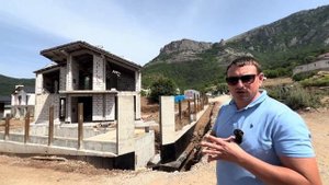 Купить дом в Крыму с видом на море | Дом шале у подножья горы | Коттеджный поселок Лучи | Luchi Кры