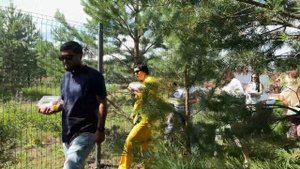 Пикник среди сосен в ЖК "Меридиан Слобода"