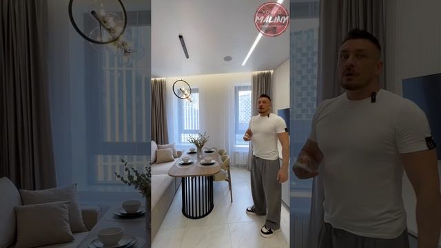 Современный ремонт квартиры 72 кв.м. #дизайнинтерьера #дизайнквартирывмоскве #ремонтквартирывмоскве