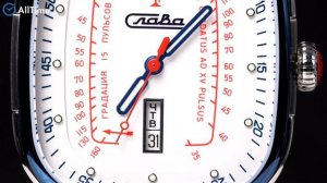 Обзор часов Слава 3267718/300-8205. Российские механические наручные часы. AllTime