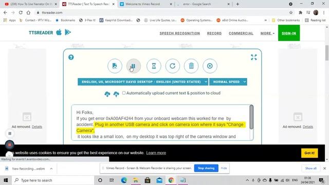 error 0xA00F4244 FIX смотреть онлайн