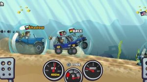 Hill climb racing 2, печеля зеления джип