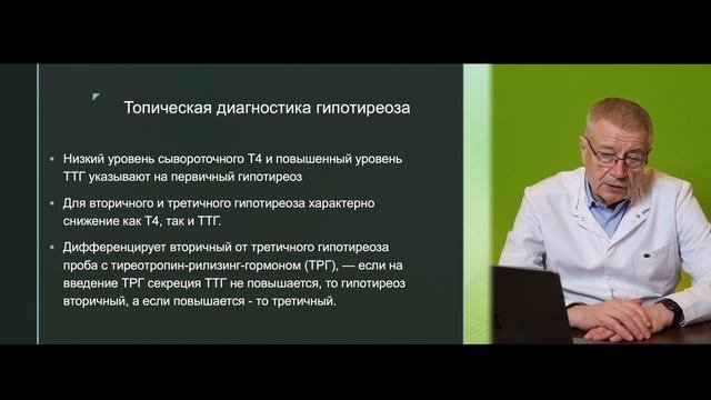 Лекция №1. Болезни щитовидной железы. Синдром гипотиреоза