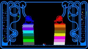 Castle Destruction 6 - Team Battle - Marble Race in Algodoo