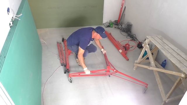 Подъемник для гипсокартона! Применение! Обзор! смотреть онлайн