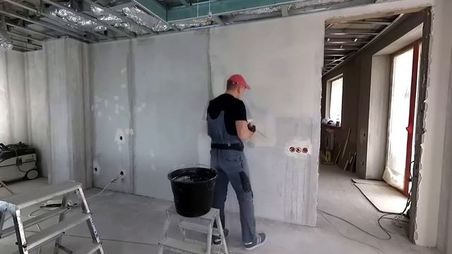 Основные ошибки при шпатлевке стен и потолка. #35 смотреть онлайн