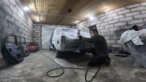 ГАЗ 24. Подготовка кузова к покраске.