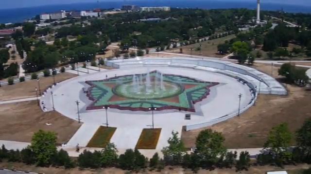 Парк Победы. Строительство фонтана..28 июня 2019 года смотреть онлайн