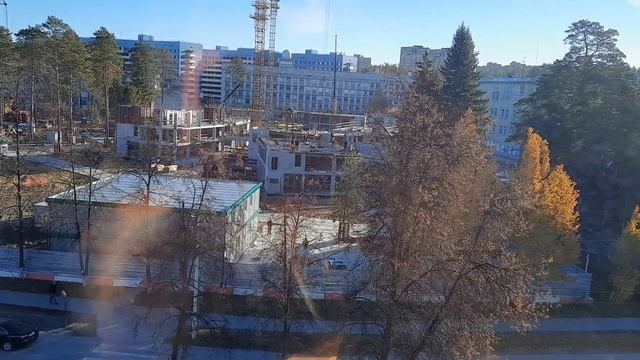 Строительство нового кампуса НГУ, октябрь 2022г. смотреть онлайн