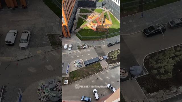 Рядом с жилым комплексом растет помойка из отходов #екатеринбург смотреть онлайн