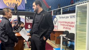 Взвешивание борцов до 92 и 125 кг, Умахановский 2023 г.