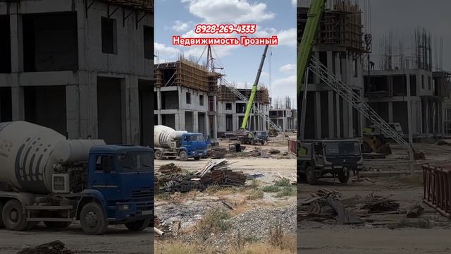 Строительство нового района в Грозном #грозный #чечня #недвижимостьгрозный смотреть онлайн