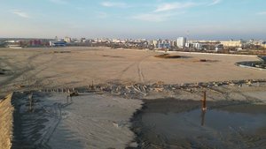 Строительство набережной в Сургуте за СитиМолл'ом