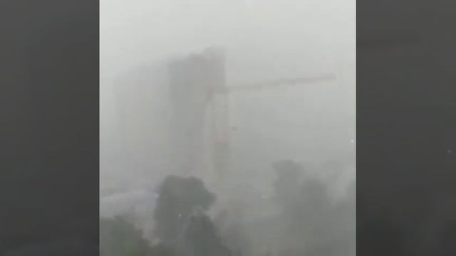 Падение крана в Раменском Районе ЖК Новые островцы смотреть онлайн