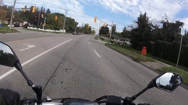 Break in my new Yamaha MT-07 motorcycle смотреть онлайн