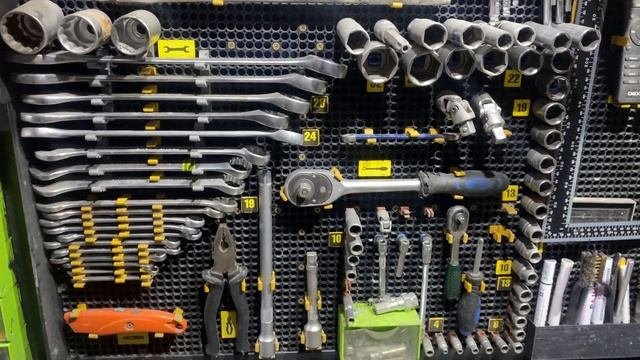 Ежедневное использование системы хранения ToolBoard на протяжении 3 лет. Инструмент не теряется