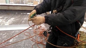 Промальп . Завешивание веревок с помощью плавающих оттяжек. Часть2.